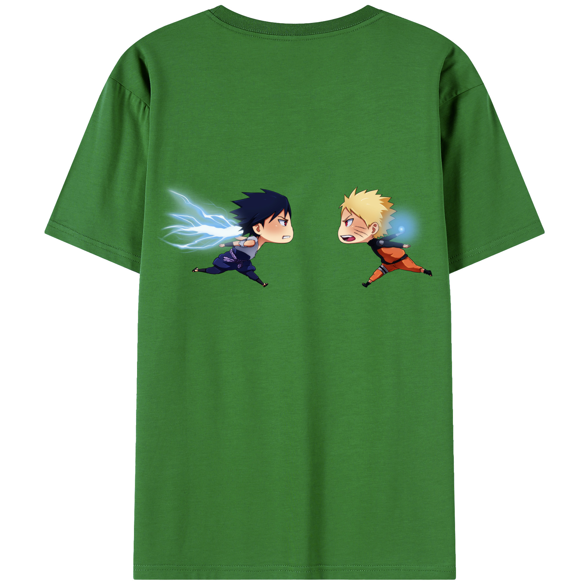 （画像用） NARUTO -ナルト- うずまき ナルト Uzumaki Naruto レディース半袖Tシャツ(バックプリント)